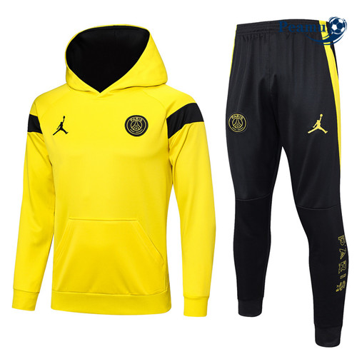 AcquistareMaglie Maglie Tuta Calcio - Felpa con cappuccio PSG Giallo 2023-2024