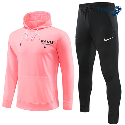 CollezioneMaglie Maglie Tuta Calcio - Felpa con cappuccio PSG Rosa 2023-2024