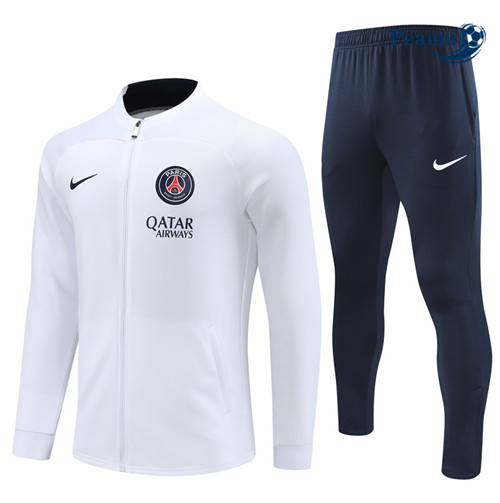 SceltaMaglie Maglie Tuta Calcio - Giacca PSG Bianco 2023-2024