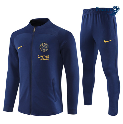 FornireMaglie Maglie Tuta Calcio - Giacca PSG Blu Reale 2023-2024