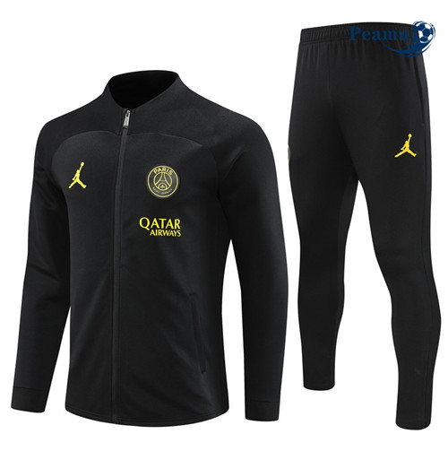 ProduzioneMaglie Maglie Tuta Calcio - Giacca PSG Nero 2023-2024