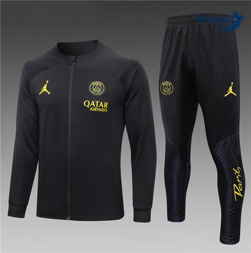 ComperareMaglie Maglie Tuta Calcio - Giacca PSG Nero 2023-2024