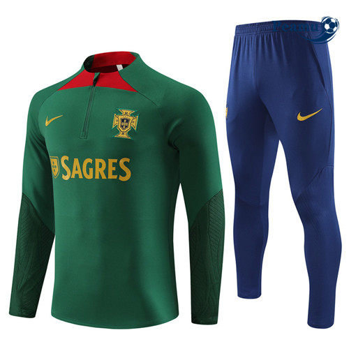 NuovoMaglie Maglie Tuta Calcio Portogallo Verde 2023-2024