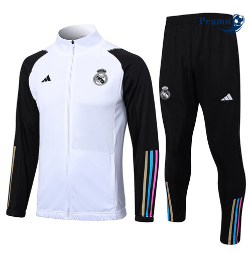 OffrireMaglie Maglie Tuta Calcio - Giacca Real Madrid Bianco 2023-2024