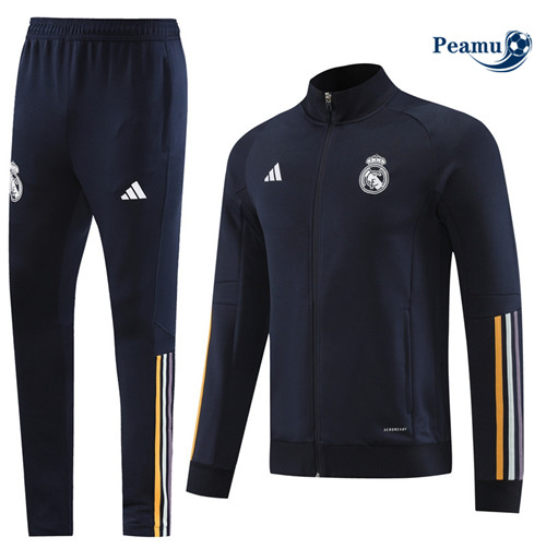 La modaMaglie Maglie Tuta Calcio - Giacca Real Madrid Blu Reale 2023-2024