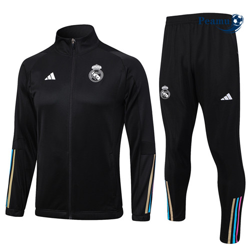 ComperareMaglie Maglie Tuta Calcio - Giacca Real Madrid Nero 2023-2024