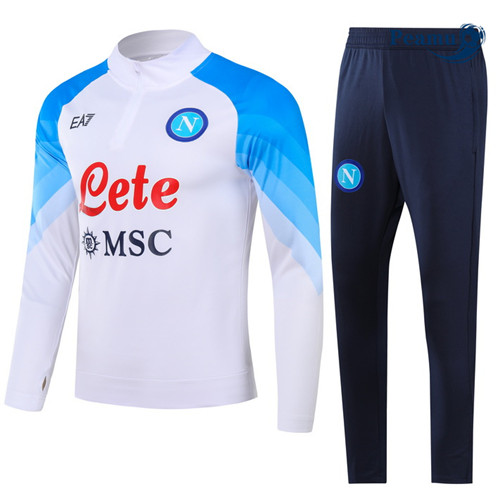 ProduzioneMaglie Maglie Tuta Calcio SSC Napoli Bianco 2023-2024