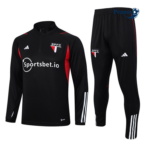 SceltaMaglie Maglie Tuta Calcio Sao Paulo Nero 2023-2024