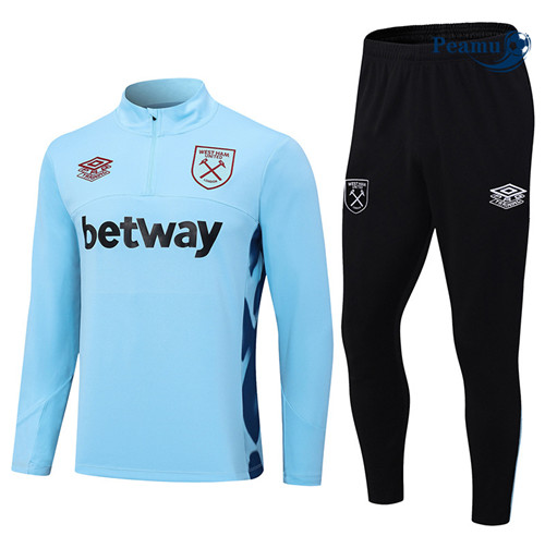 NuoveMaglie Maglie Tuta Calcio West Ham United Blu 2023-2024