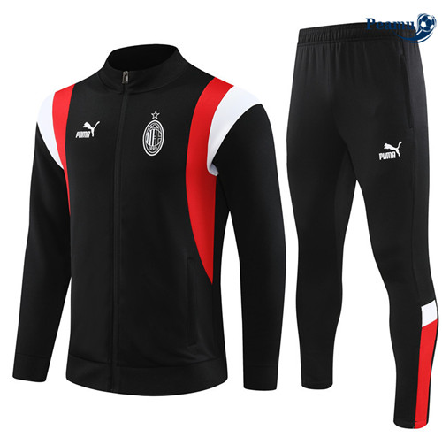 FornireMaglie Maglie Tuta Calcio - Giacca AC Milan Bambino Nero 2023-2024