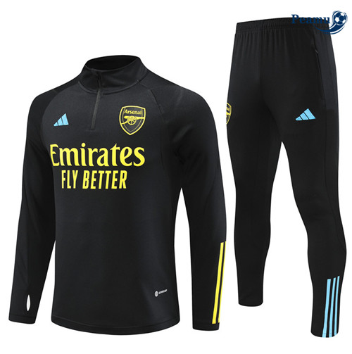 CreareMaglie Maglie Tuta Calcio Arsenal Bambino Nero 2023-2024