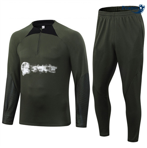 SaldiMaglie Maglie Tuta Calcio Barcellona Bambino Ejercito verde 2023-2024