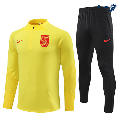 ScontoMaglie Maglie Tuta Calcio Cina Bambino Giallo 2023-2024
