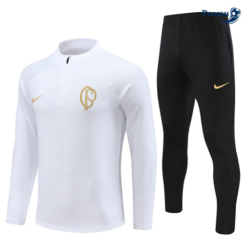 VendereMaglie Maglie Tuta Calcio Corinthians Bambino Bianco 2023-2024