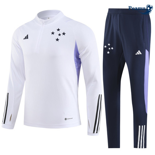 GrossistaMaglie Maglie Tuta Calcio Cruzeiro Bambino Bianco 2023-2024