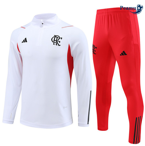 VenditaMaglie Maglie Tuta Calcio Flamengo Bambino Bianco 2023-2024