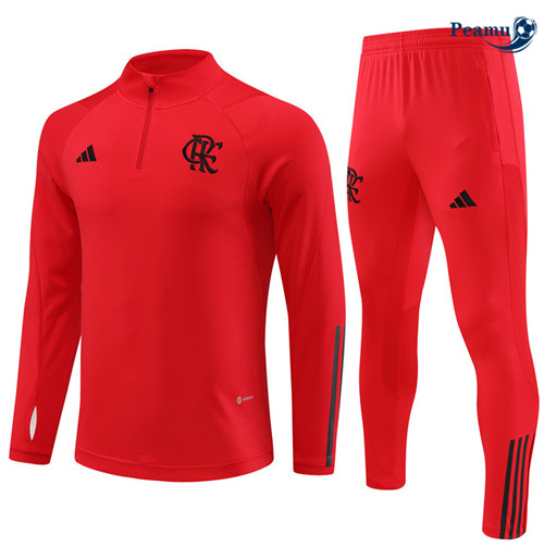 SaldiMaglie Maglie Tuta Calcio Flamengo Bambino Rosso 2023-2024