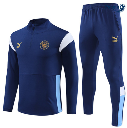 GrossistaMaglie Maglie Tuta Calcio Manchester City Bambino Blu 2023-2024