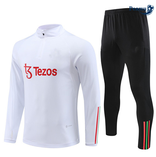 SceltaMaglie Maglie Tuta Calcio Manchester United Bambino Bianco 2023-2024