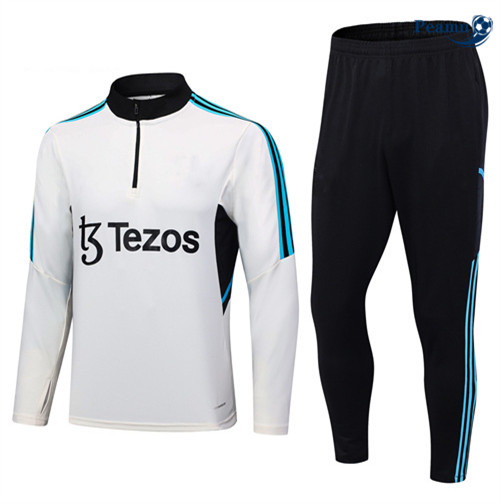 AcquistaMaglie Maglie Tuta Calcio Manchester United Bambino Bianco 2023-2024