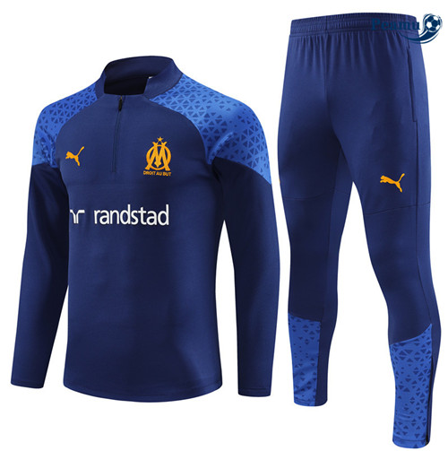 FornireMaglie Maglie Tuta Calcio Marsiglia Bambino Blu Reale 2023-2024