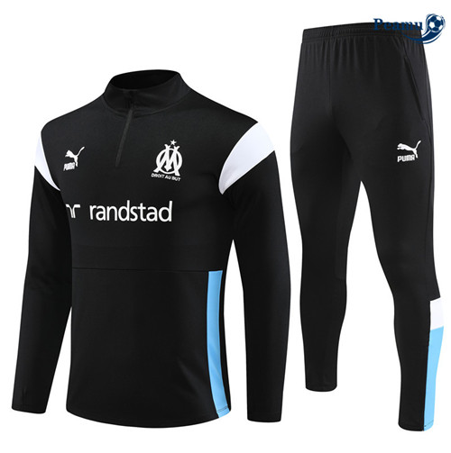 La modaMaglie Maglie Tuta Calcio Marsiglia Bambino Nero 2023-2024