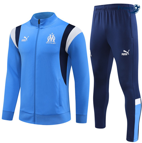 NuoveMaglie Maglie Tuta Calcio - Giacca Marsiglia Bambino Blu 2023-2024
