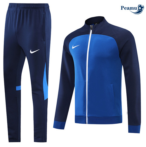 La modaMaglie Maglie Tuta Calcio - Giacca Nike Bambino Blu 2023-2024