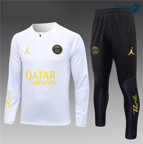 PromozionaleMaglie Maglie Tuta Calcio PSG Bambino Bianco 2023-2024