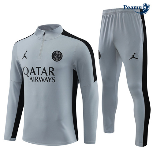 NegozioMaglie Maglie Tuta Calcio PSG Bambino Grigio 2023-2024