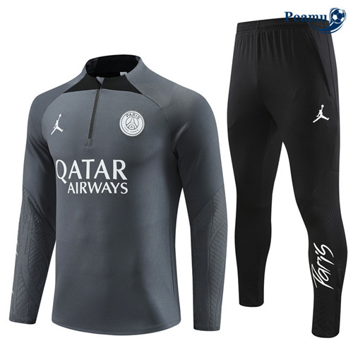 GrossistaMaglie Maglie Tuta Calcio PSG Bambino Grigio 2023-2024