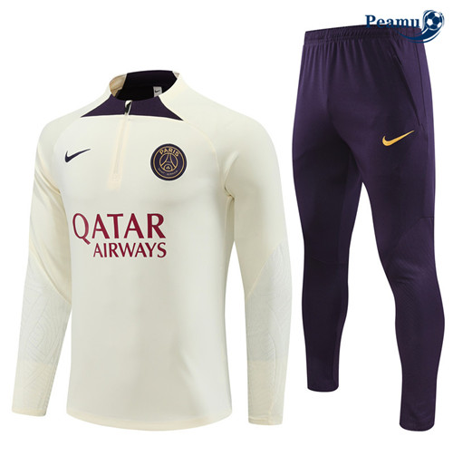 CollezioneMaglie Maglie Tuta Calcio PSG Bambino Albicocca 2023-2024