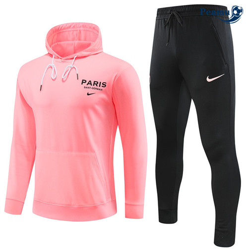 ScontoMaglie Maglie Tuta Calcio - Felpa con cappuccio PSG Bambino Rosa 2023-2024