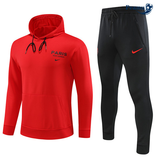 PromozionaleMaglie Maglie Tuta Calcio - Felpa con cappuccio PSG Bambino Rosso 2023-2024