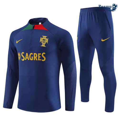 FornireMaglie Maglie Tuta Calcio Portogallo Bambino Blu 2023-2024