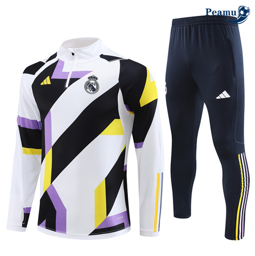 CreareMaglie Maglie Tuta Calcio Real Madrid Bambino Bianco 2023-2024