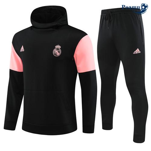 NegozioMaglie Maglie Tuta Calcio - Felpa con cappuccio Real Madrid Bambino Nero 2023-2024