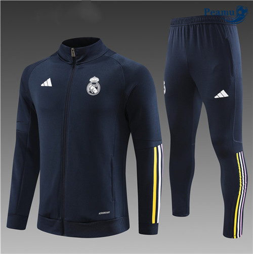 PrezzoMaglie Maglie Tuta Calcio - Giacca Real Madrid Bambino Blu 2023-2024