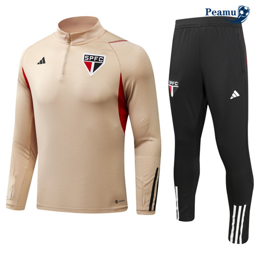 PromozionaleMaglie Maglie Tuta Calcio Sao Paulo Bambino Caqui 2023-2024