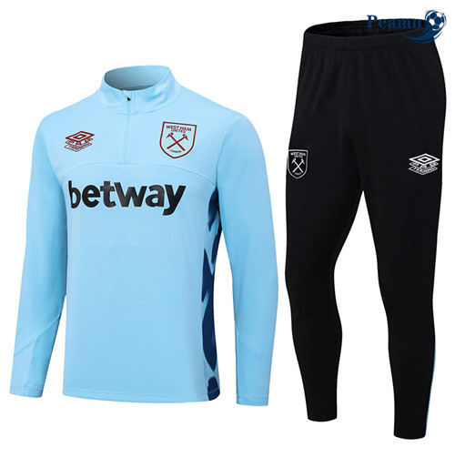 CollezioneMaglie Maglie Tuta Calcio West Ham United Bambino Bleu Blu 2023-2024