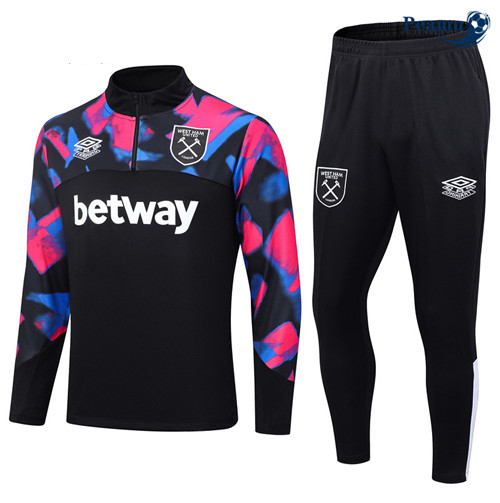 NuovoMaglie Maglie Tuta Calcio West Ham United Bambino Noir Nero 2023-2024