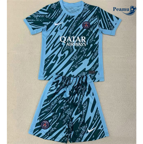 Maglia Calcio PSG Bambino Portiere Azul 2024-2025