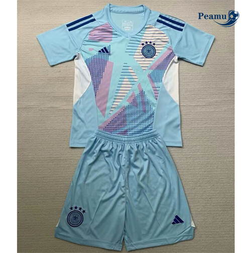 Maglia Calcio Germania Bambino Portiere Azul 2024-2025