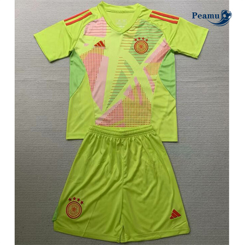 Maglia Calcio Germania Bambino Portiere Verde 2024-2025