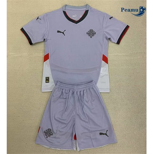 Maglia Calcio Islanda Bambino Seconda 2024-2025