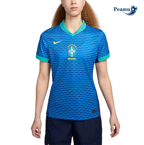 Maglia Calcio Brasile Donna Seconda 2024-2025