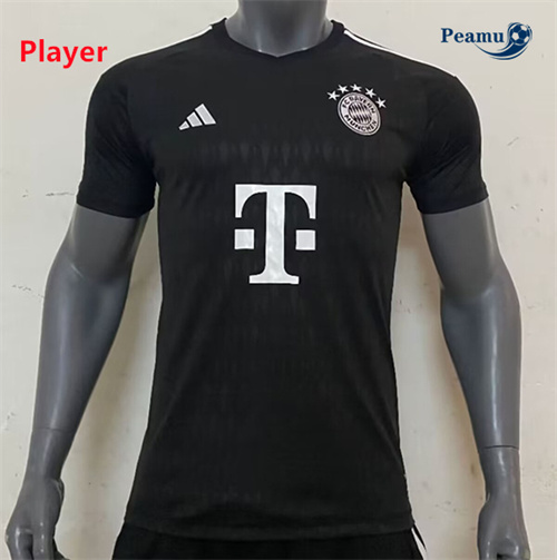 Maglia Calcio Player Bayern Monaco Portiere nero 2024-2025