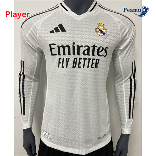 Maglia Calcio Player Real Madrid Primera Manica lunga 2024-2025