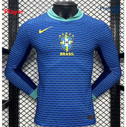 Maglia Calcio Player Brasile Seconda Manica lunga 2024-2025
