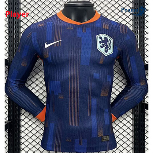 Maglia Calcio Player Paesi Bassi Seconda Manica lunga 2024-2025